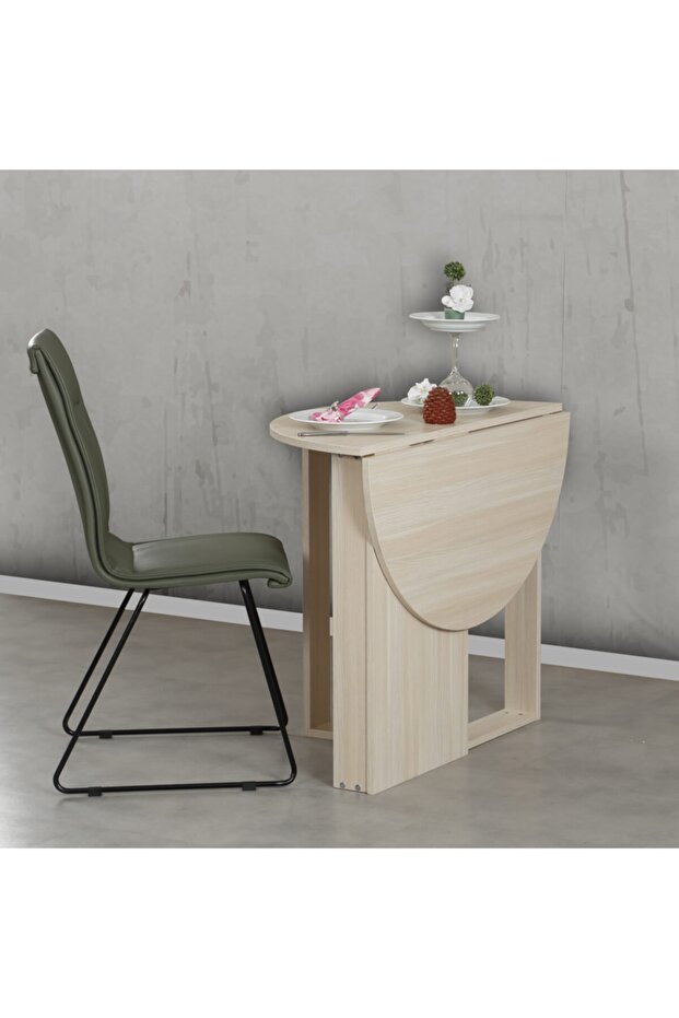 Middle Açılır Masa Meşe - 2