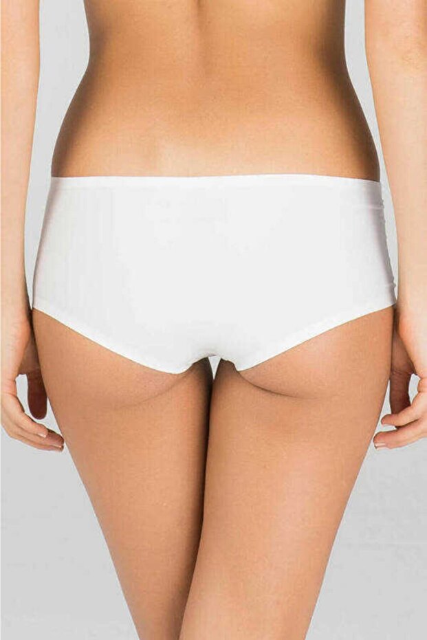 Lazer Kesim Mini Şort Külot - 3