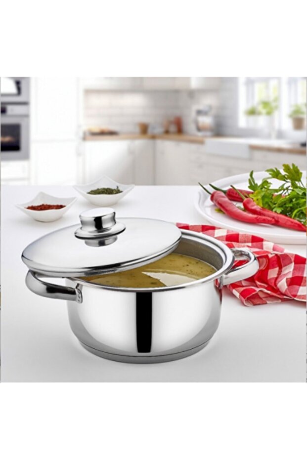 Mega Deep Steel Pot 22 cm