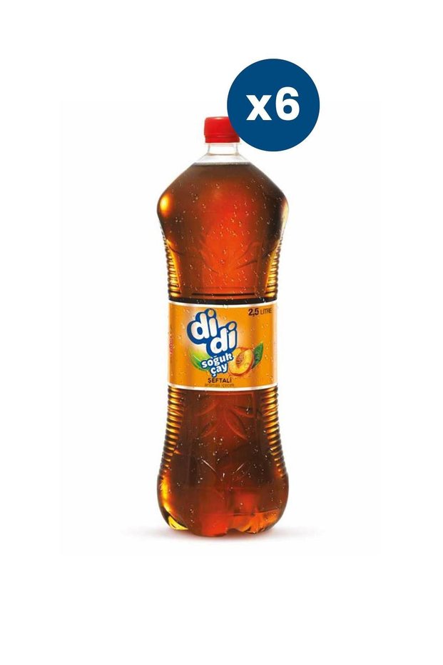 Şeftali Aromalı 2.5 Lt 6 Adet