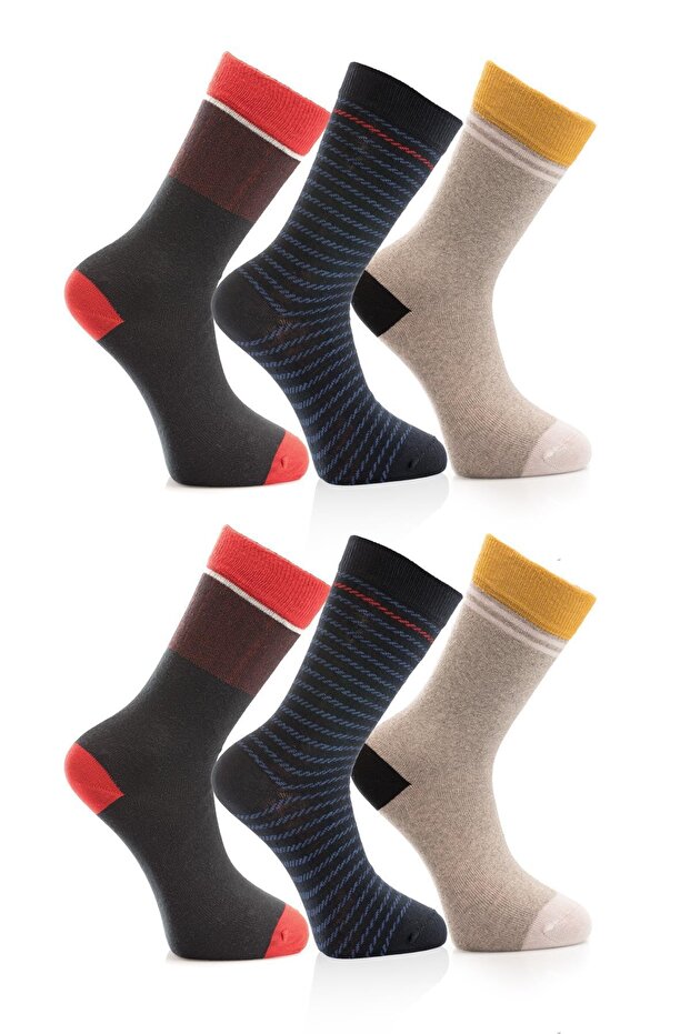 عبوة من 6 جوارب رجالية - 1