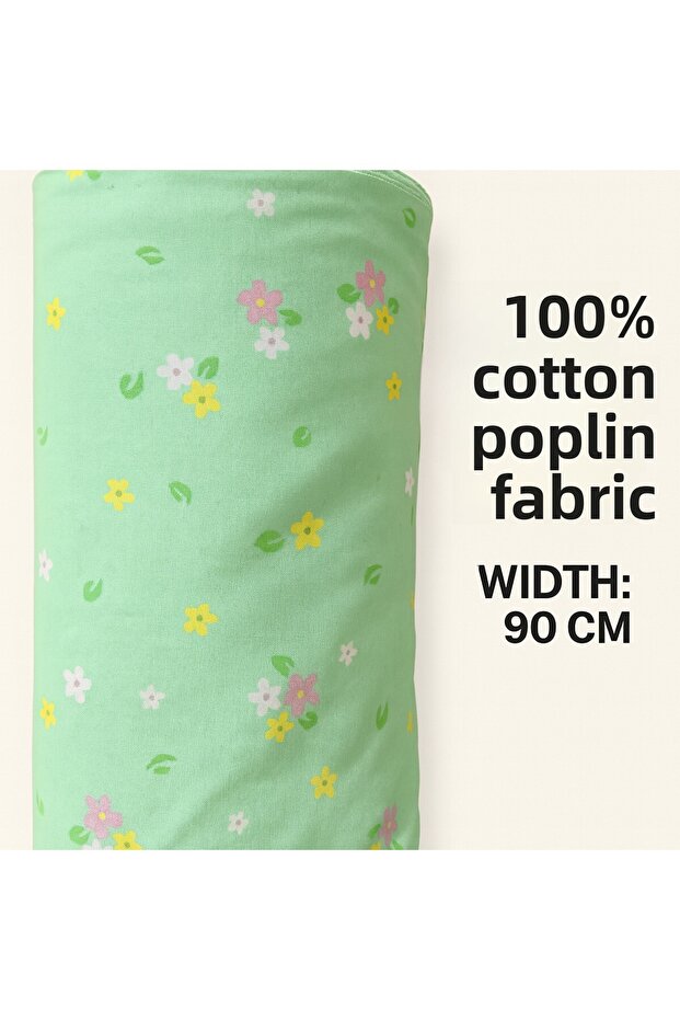 100% Cotton Poplin Fabric 90 cm Width Sewing and Hobby Fabric