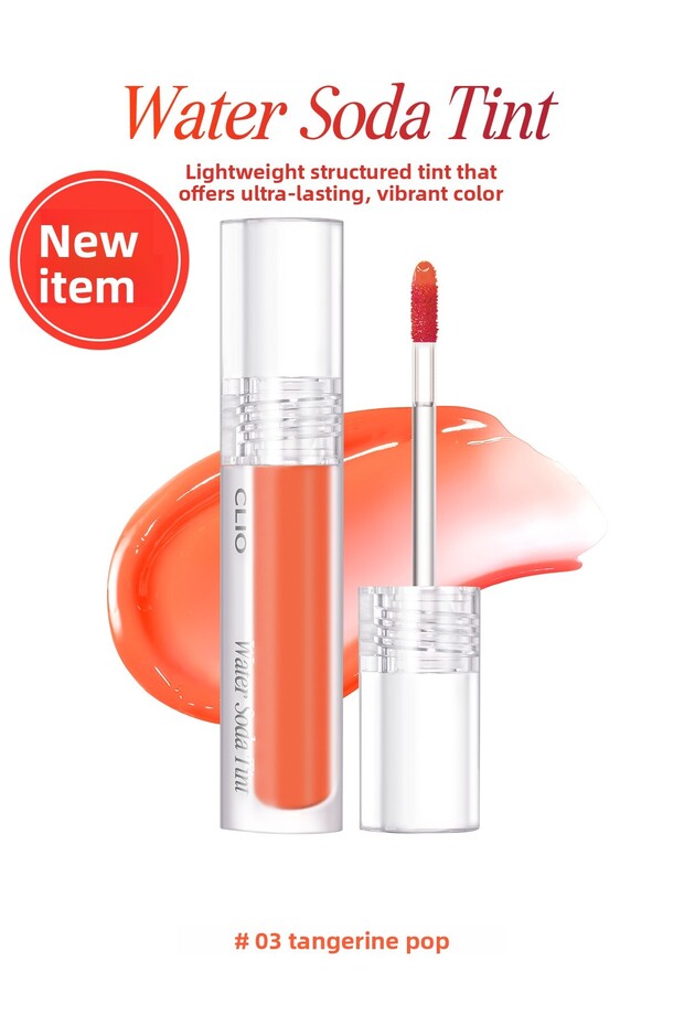 Lightweight Tint Water Soda Tint with Ultra Lasting, Vibrant Color (03 Tangerine Pop)