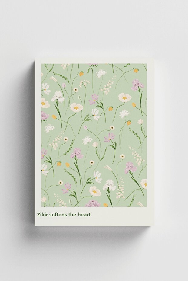 Zikir Softens the Heart Islamic Notebook (with Verses and Hadith)