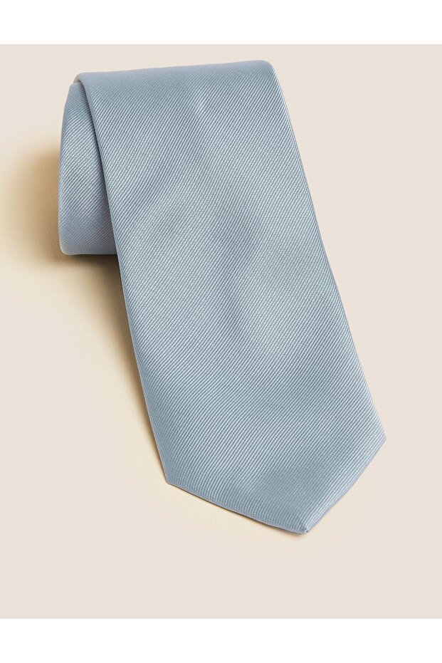 Regular Fit Dokulu Kravat - 1