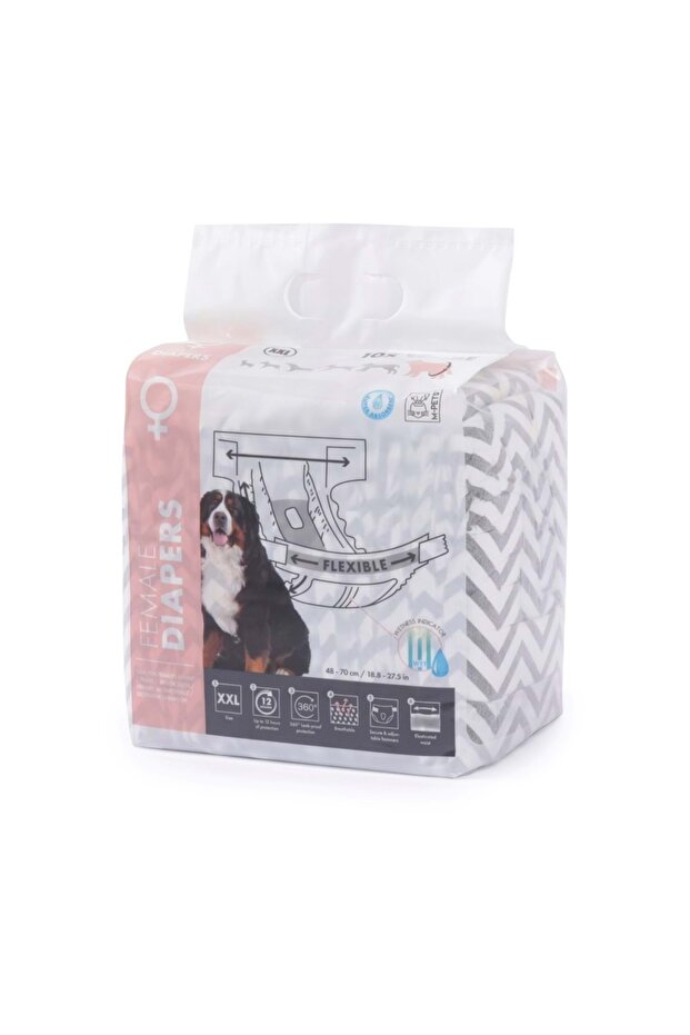Diapers Panties for Female Dogs (XXL) 10Pcs