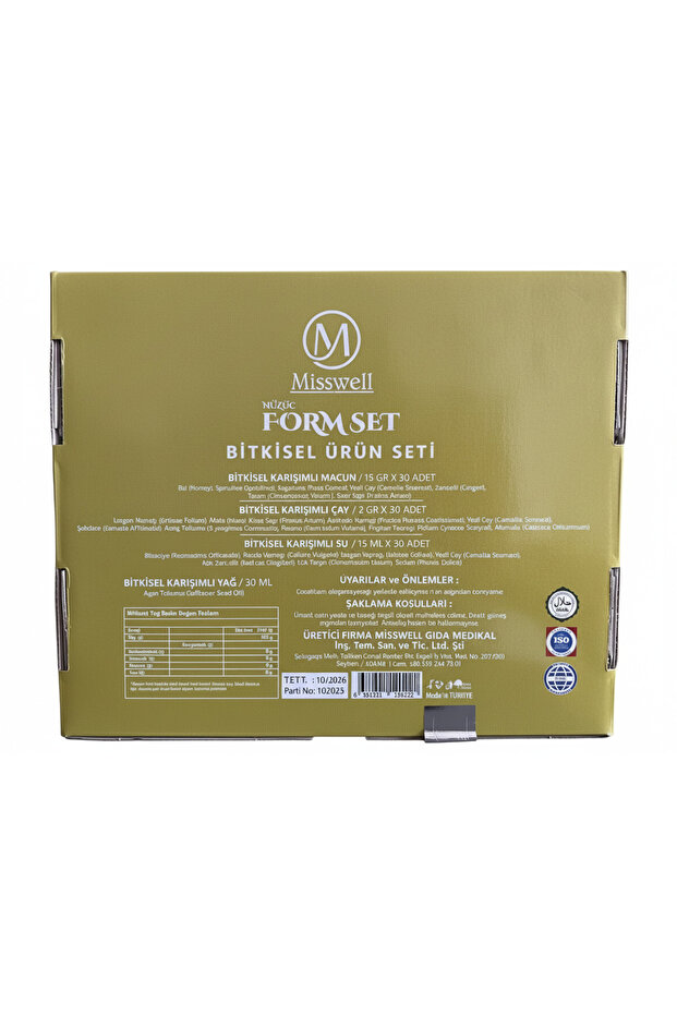 NÜZÜC FORM SET BİTKİSEL ÜRÜN SETİ - 2