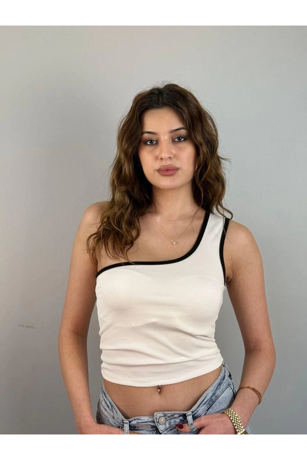 Tek Omuz Crop - 3
