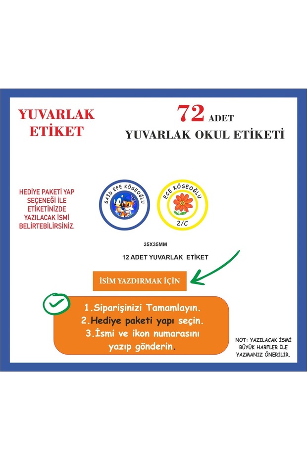 Yuvarlak etiket