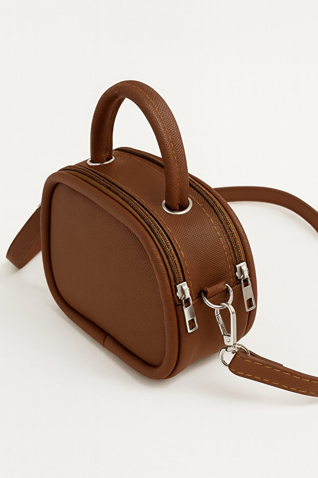 Taba Mini Omuz Kadın Çanta - 3