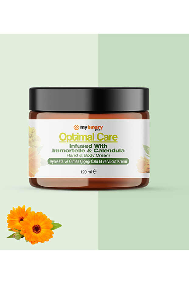 Optimal Care Calendula & Immortelle Hand and Body Cream 120ml