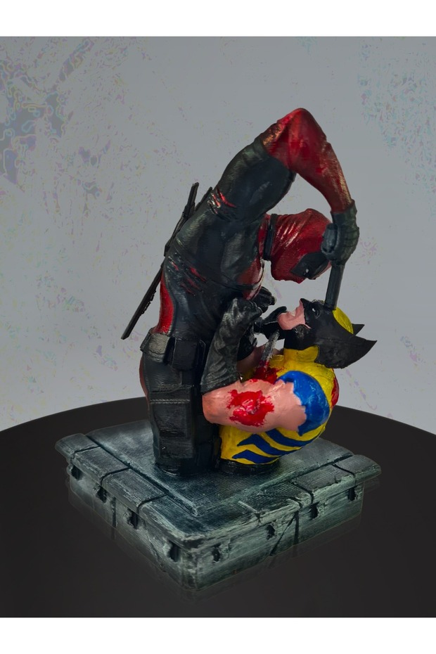 Eselya3d Deadpool & Wolverine Büst Figür-Marvel comics-15cm-fanart - 3