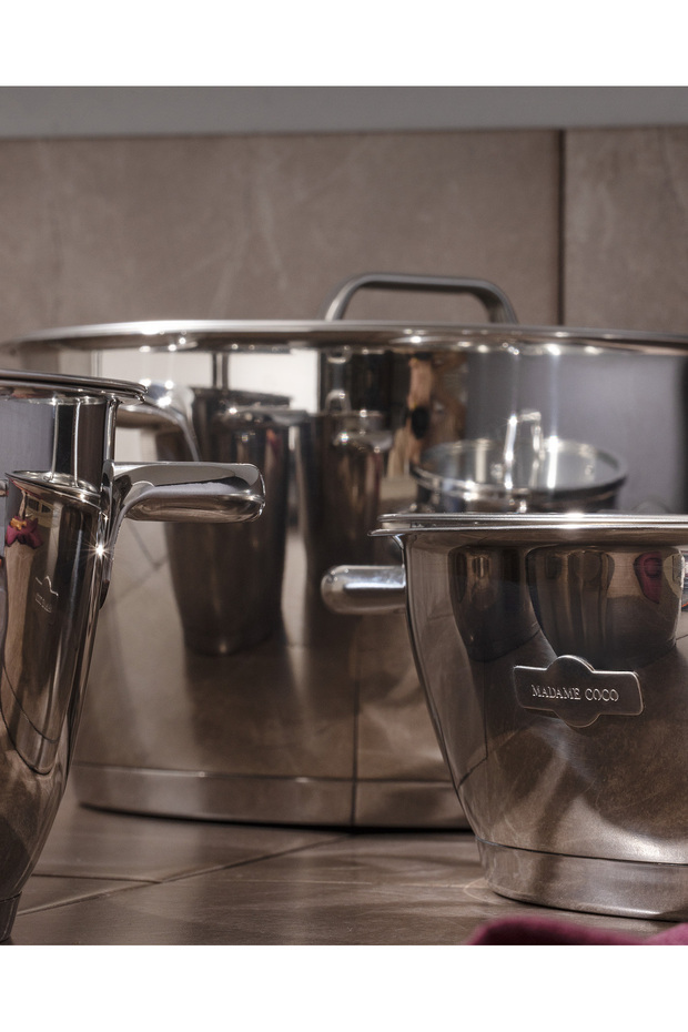 Nova 8 Parça Tencere Seti - Çelik - 5