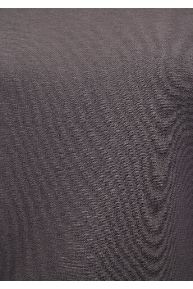 Bisiklet Yaka Antrasit Basic Sweatshirt 1611770-86560 - 7