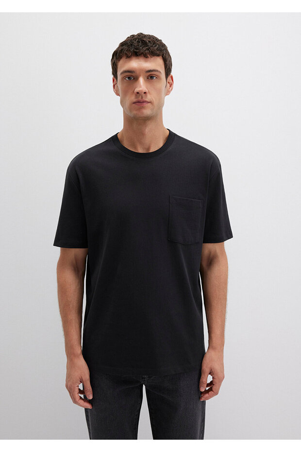 Cepli Siyah Basic Tişört 066248-900 - 3