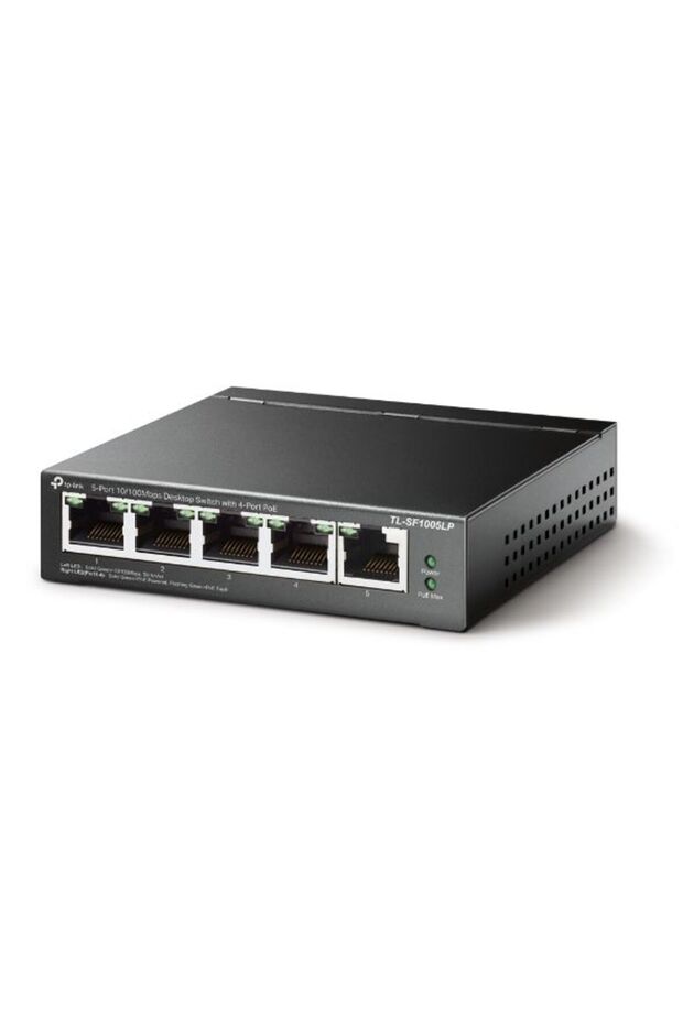 Tl-sf1005lp 5-port 10/100 Mbps Desktop Switch With 4-port Poe (41W) - 2