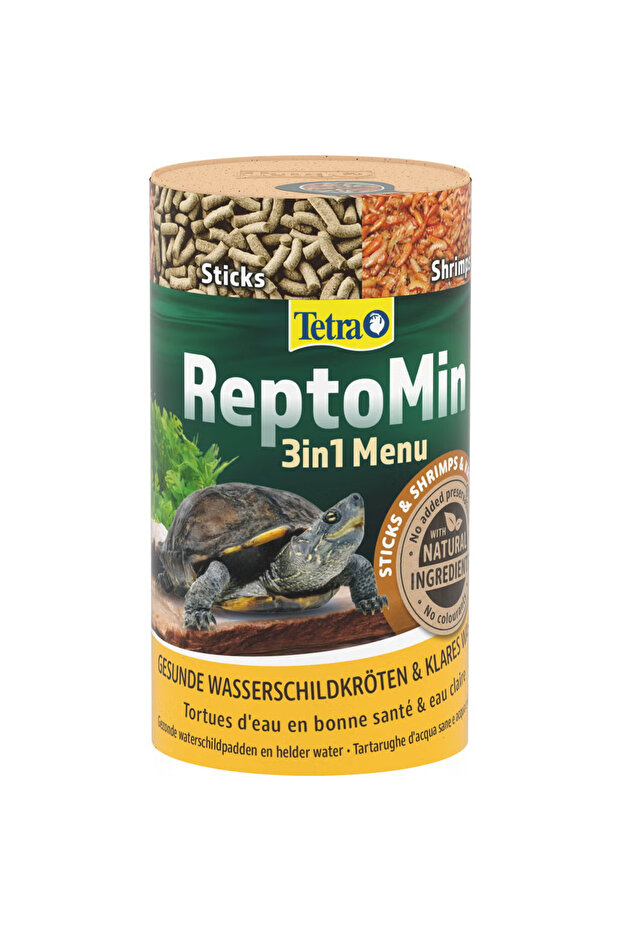 Reptomin Menü 3in1 Menu Kaplumbağa Yemi 250 Ml. 44 Gr. - 1