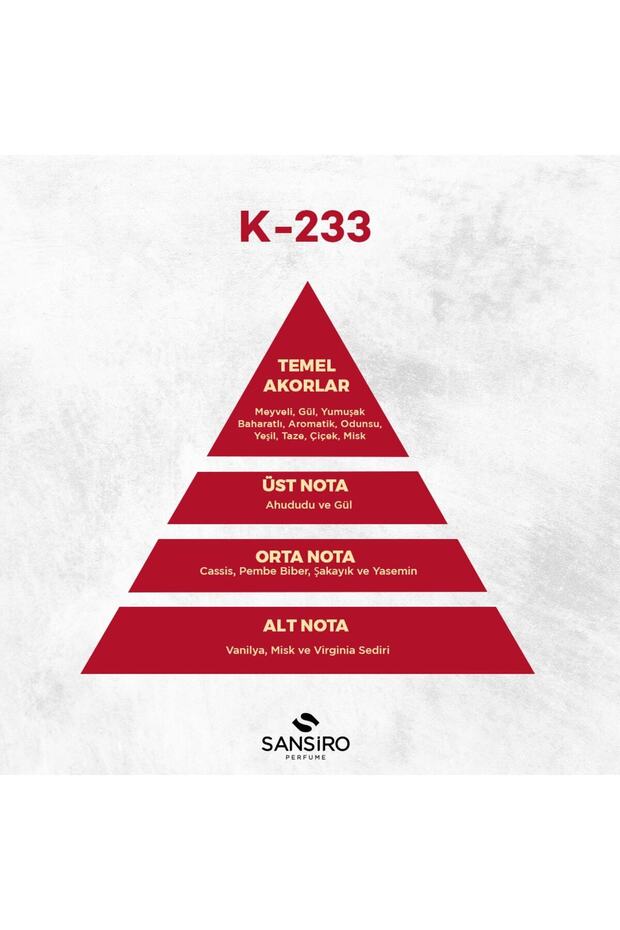 K-233 Kadın Parfüm 50ml Edp - 5