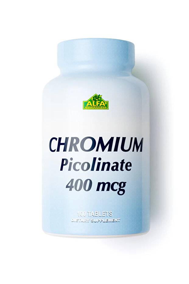 Vitamins Chromium Picolinate 400 mcg - 100 tablets