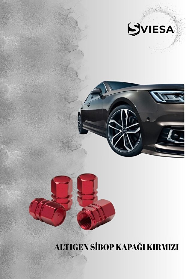 Hexagonal Metal Valve Cover Set of 4