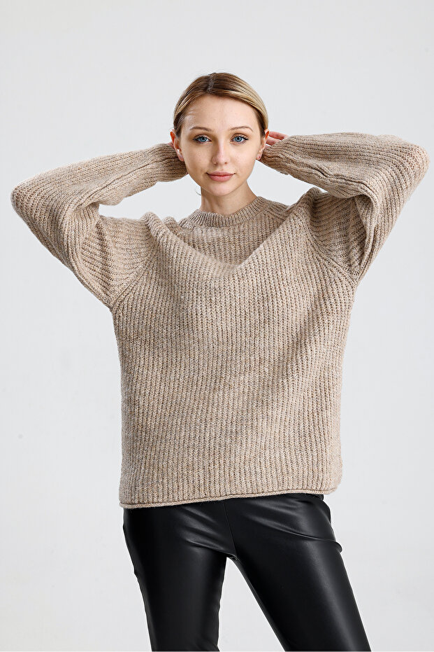 Düz Reglan Kol Kazak - 7