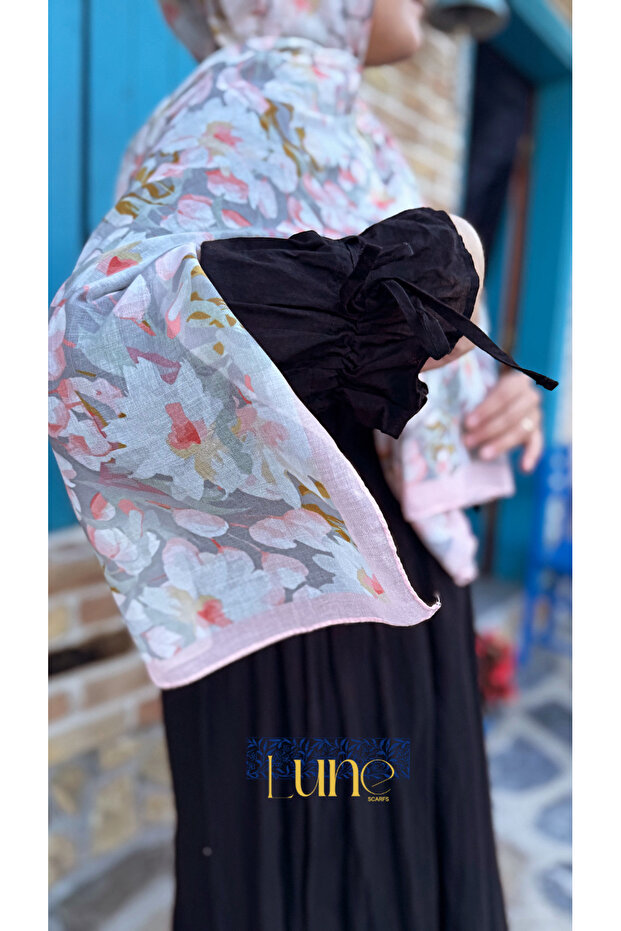 AÇELYA DESEN ŞAL SOFT MİNT - 3