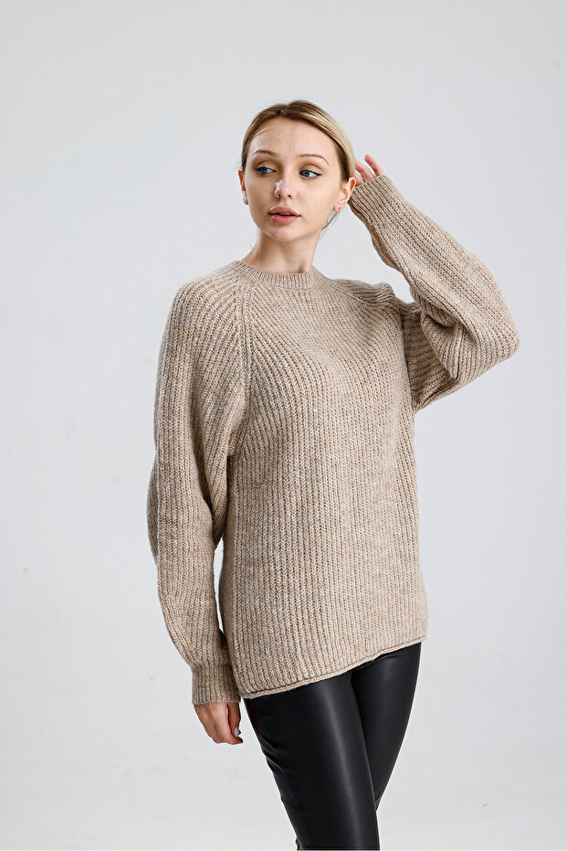 Düz Reglan Kol Kazak - 5