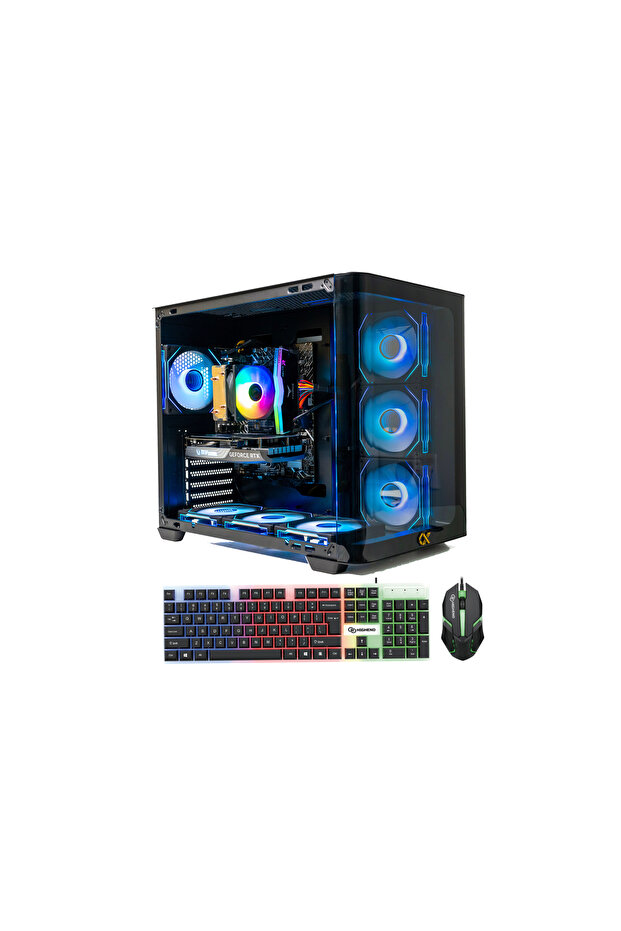Gaming PC RTX 5050, Intel Core i5-14400F, DDR5 16GB RAM,1TB M.2Windows 11 Pro with combo gift