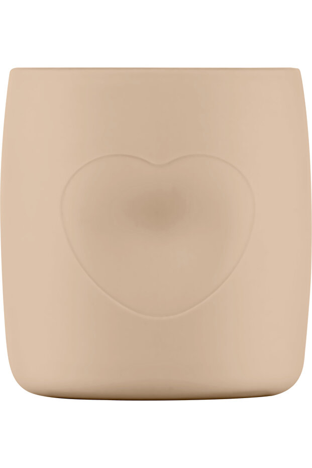 Silikon Mini Bardak Latte Bej - 3