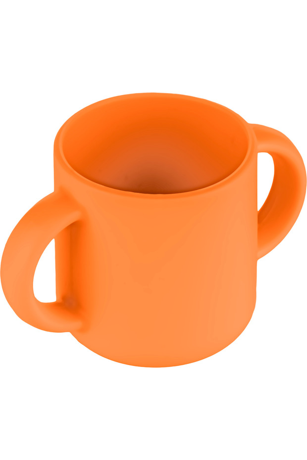 Kulplu Silikon Bardak Sunset Turuncu - 1