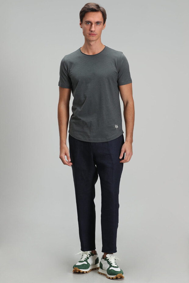 Junya Erkek Basic Tişört Haki - 2