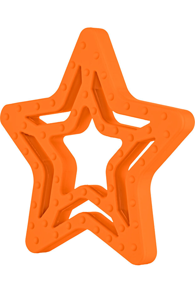 عضاضة سيليكون ستار غروب الشمس برتقالية - 4