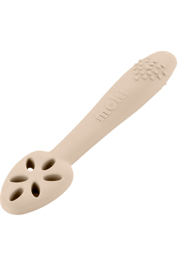 Silikon Alıştırma Kaşığı Latte Bej - 3