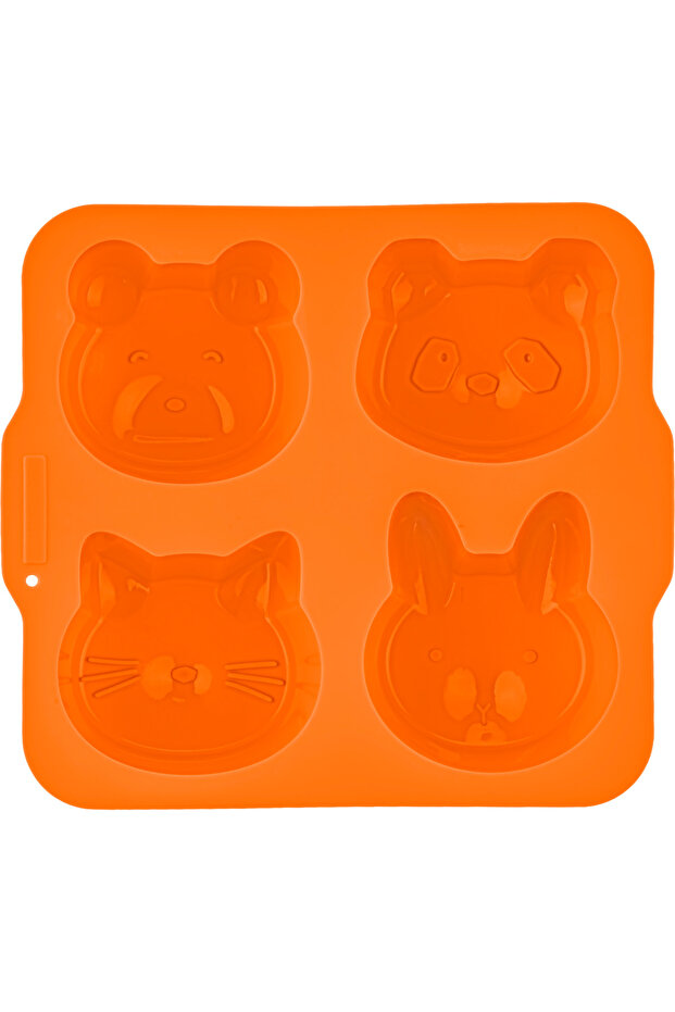 Silikon Muffin Kek Kalıbı Sunset Turuncu - 3