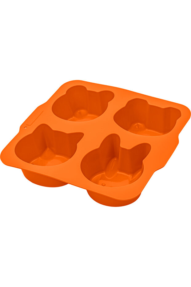 Silikon Muffin Kek Kalıbı Sunset Turuncu - 5