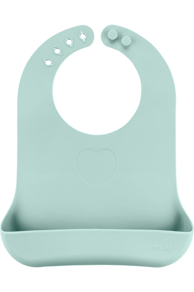 Silikon Mama Önlüğü Spring Yeşil - 1