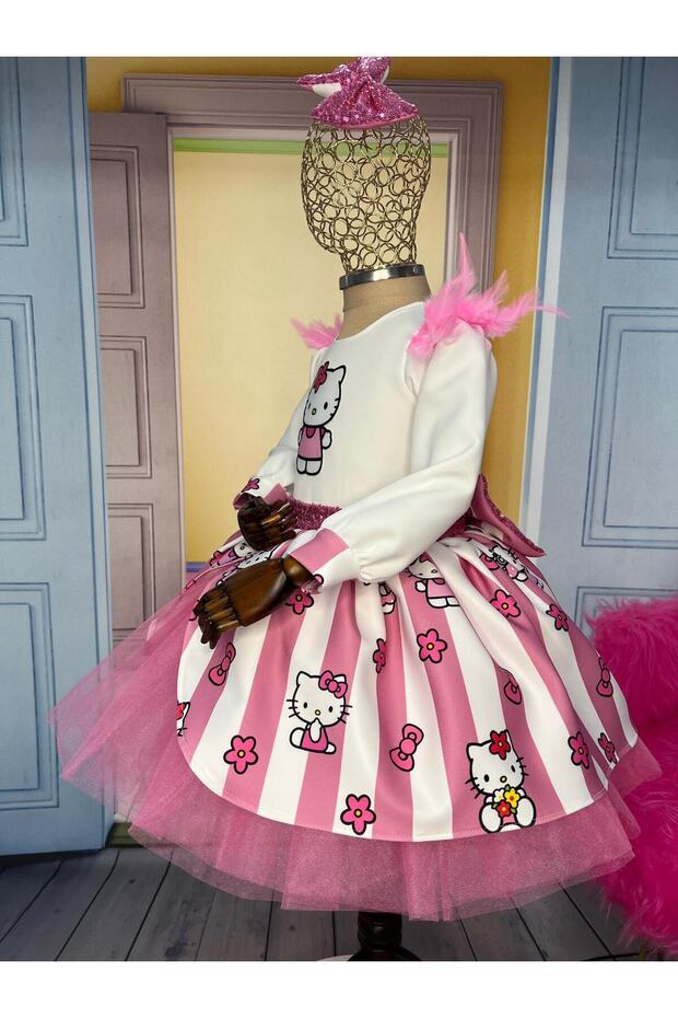 Hello Kitty Elbise, Hello Kitty Pembe Elbise - 6