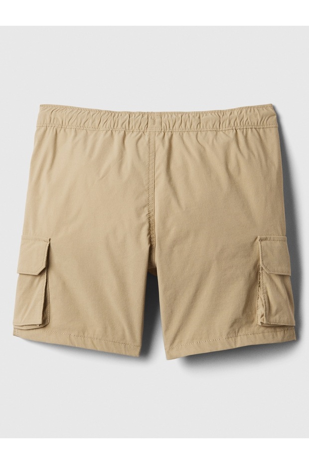 Erkek Çocuk Bej Hybrid Pull-On Kargo Şort - 3