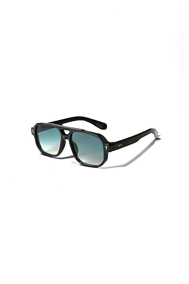 Shane Degrade Glass Classic Pilot Model Framed Sunglasses Unisex