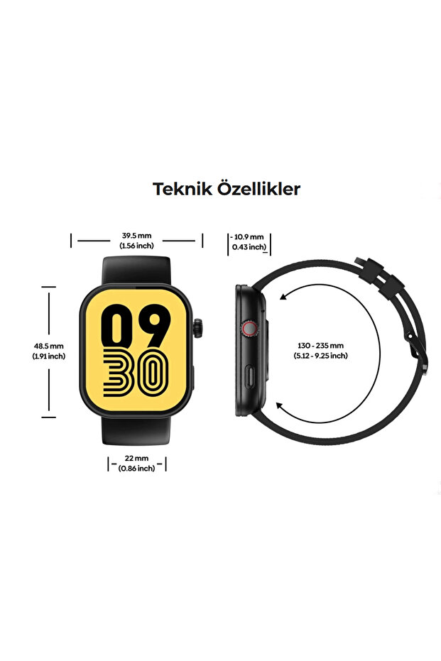 Btalk+ Starlight Silver Akıllı Saat, Parlak Ve Şık, Gelişmiş Sağlık Izleme, 2.03"ekran - 5