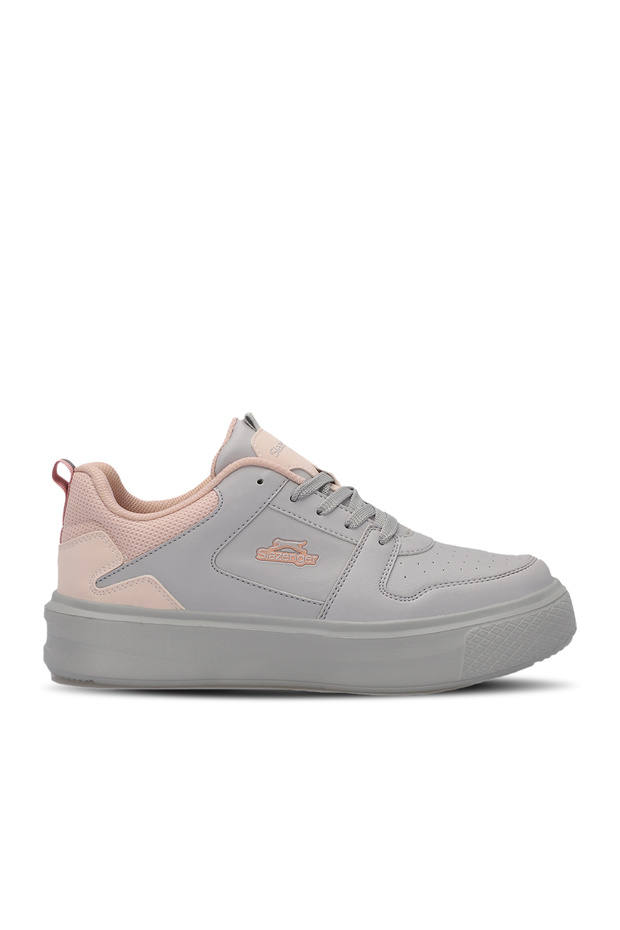 London I Women's Gray / Pink Casual Sneakers