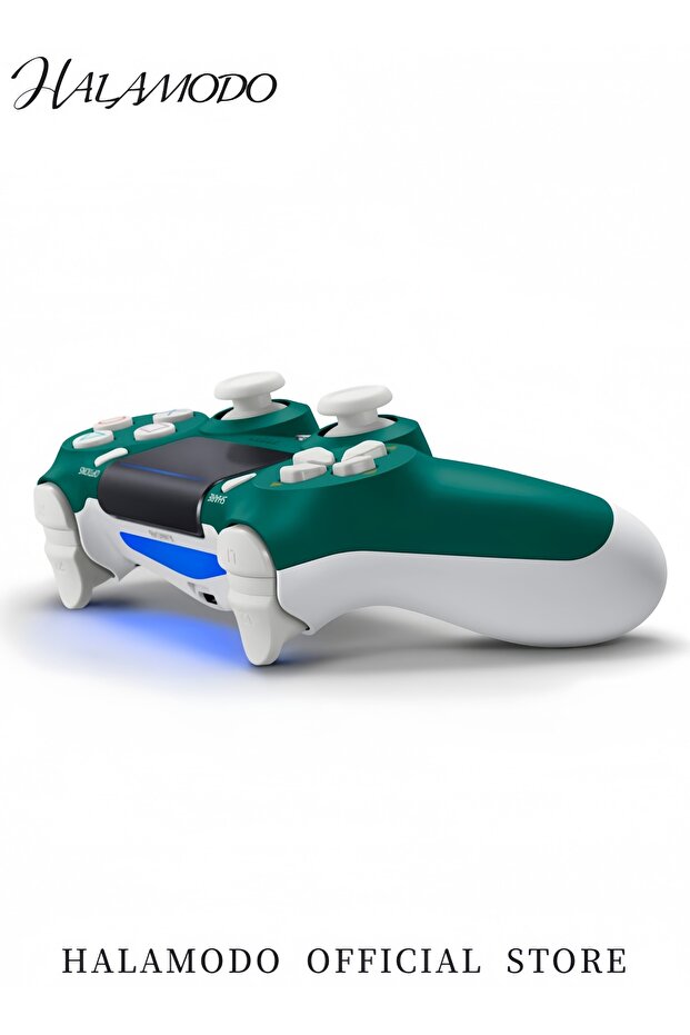 وحدة تحكم لاسلكية لجهاز بلاي ستيشن 4 - أخضر/أبيض - 4
