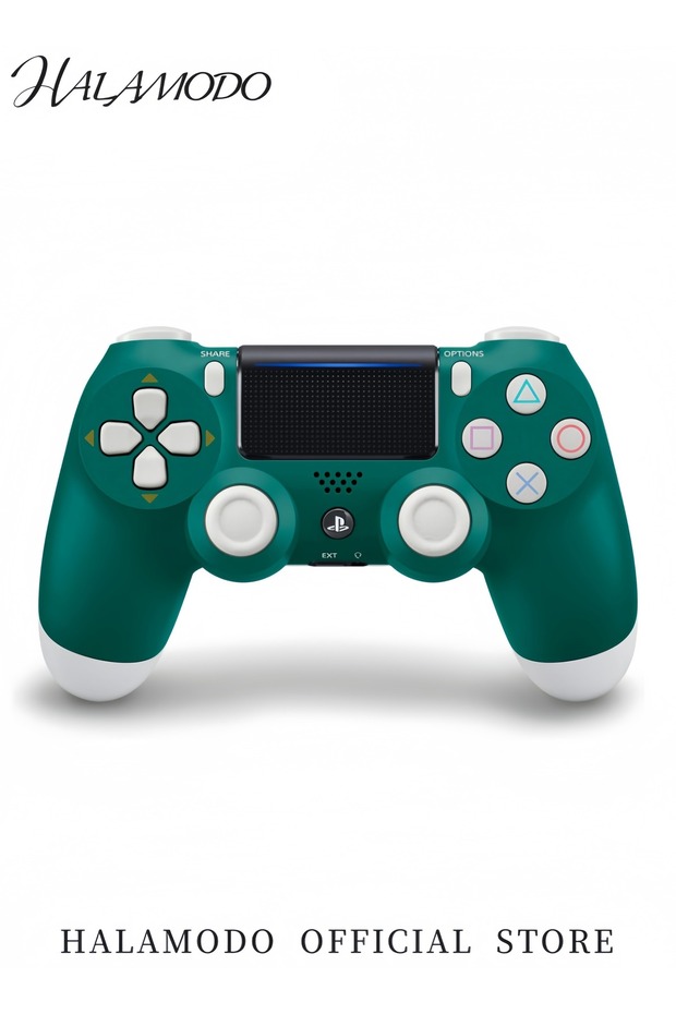 وحدة تحكم لاسلكية لجهاز بلاي ستيشن 4 - أخضر/أبيض - 2