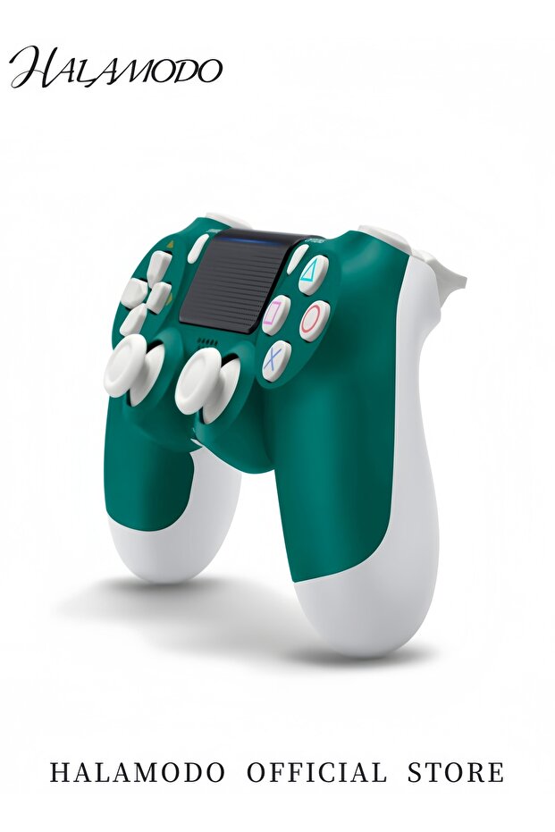 وحدة تحكم لاسلكية لجهاز بلاي ستيشن 4 - أخضر/أبيض - 3