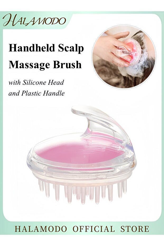 فرشاة تدليك فروة الرأس متعددة الألوان - 1