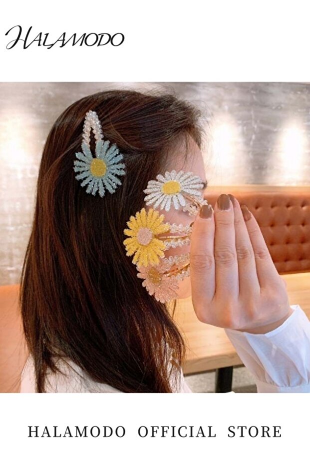 دبوس شعر مرصع بأحجار الراين - 6