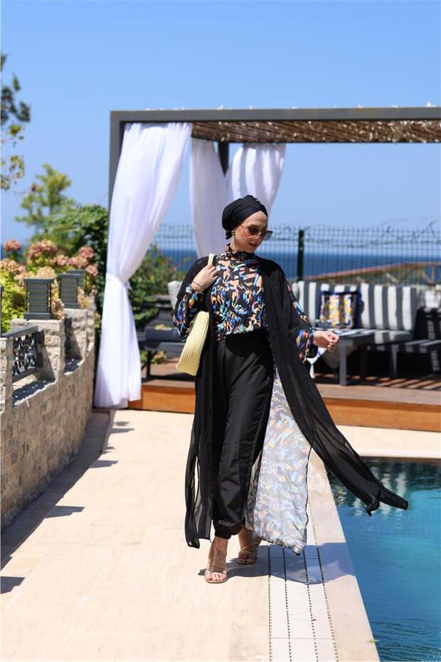 Senfoni Model Waist Lace Design Hijab Pareo