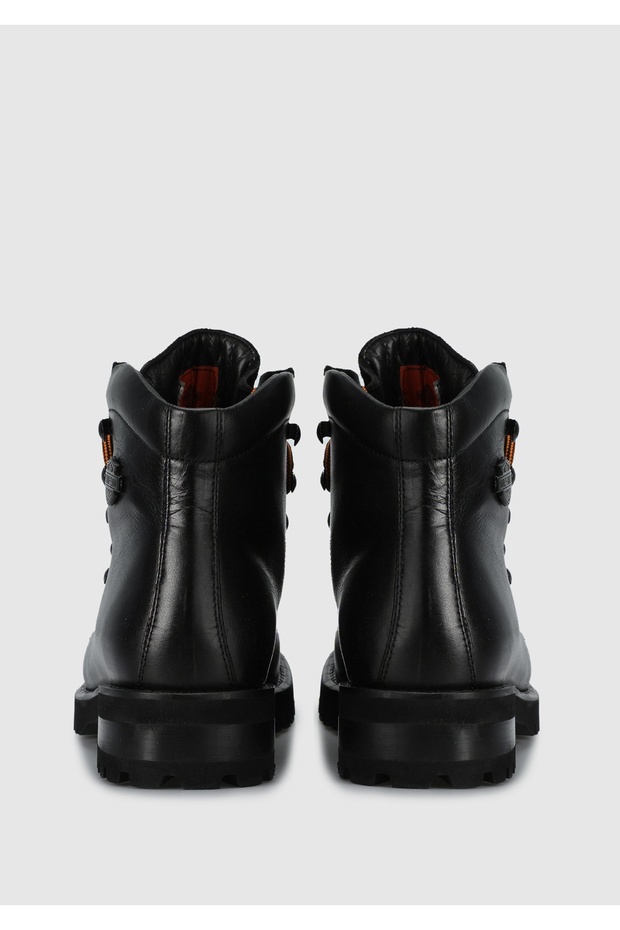 Notley Erkek Siyah Deri Bot - 4