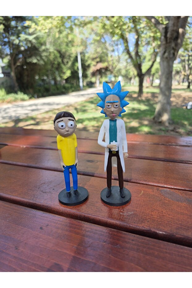 Rick And Morty 2'li set büst figür - 2