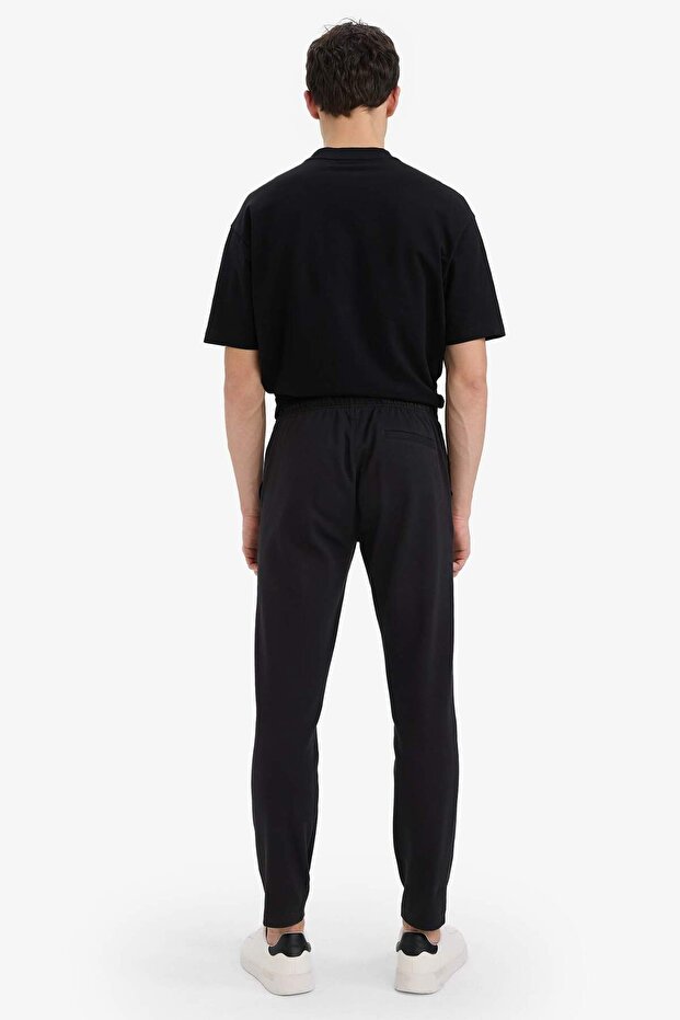 Jogger Pantolon Esnek Basic Düz Beli Bağcıklı Cepli Düz Paça C6022ax25sp - 7